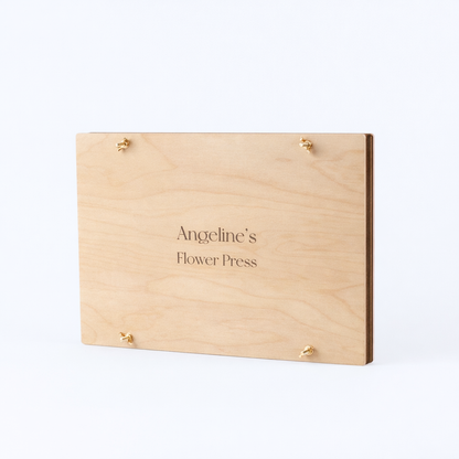 BloomPress – Personalized Plywood Flower Press Set