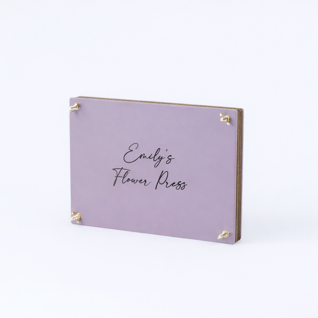 BloomPress – Personalized Lavender Flower Press Set