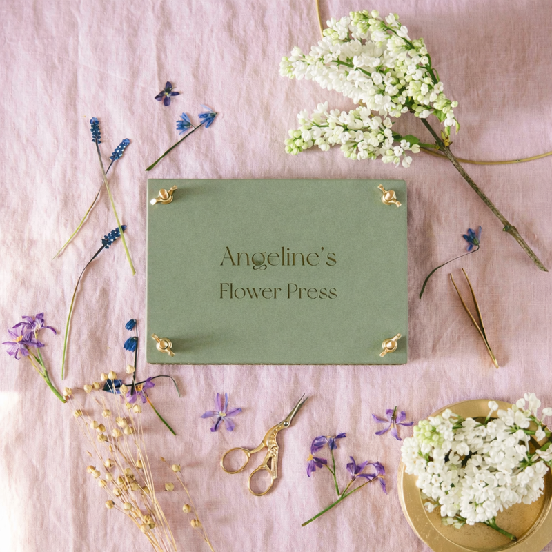 BloomPress – Personalized Artichoke Flower Press Set