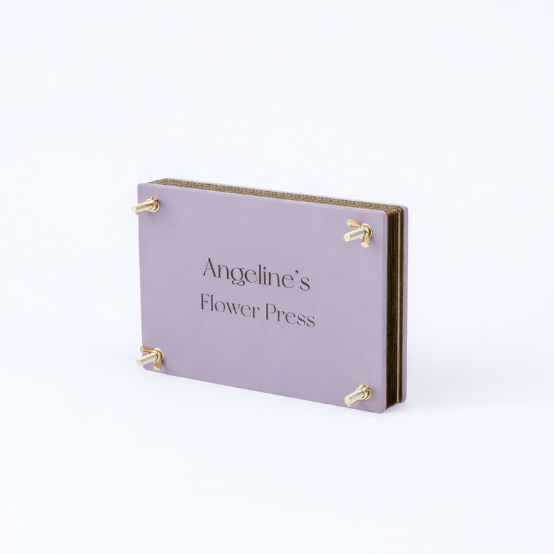 BloomPress – Personalized Lavender Flower Press Set