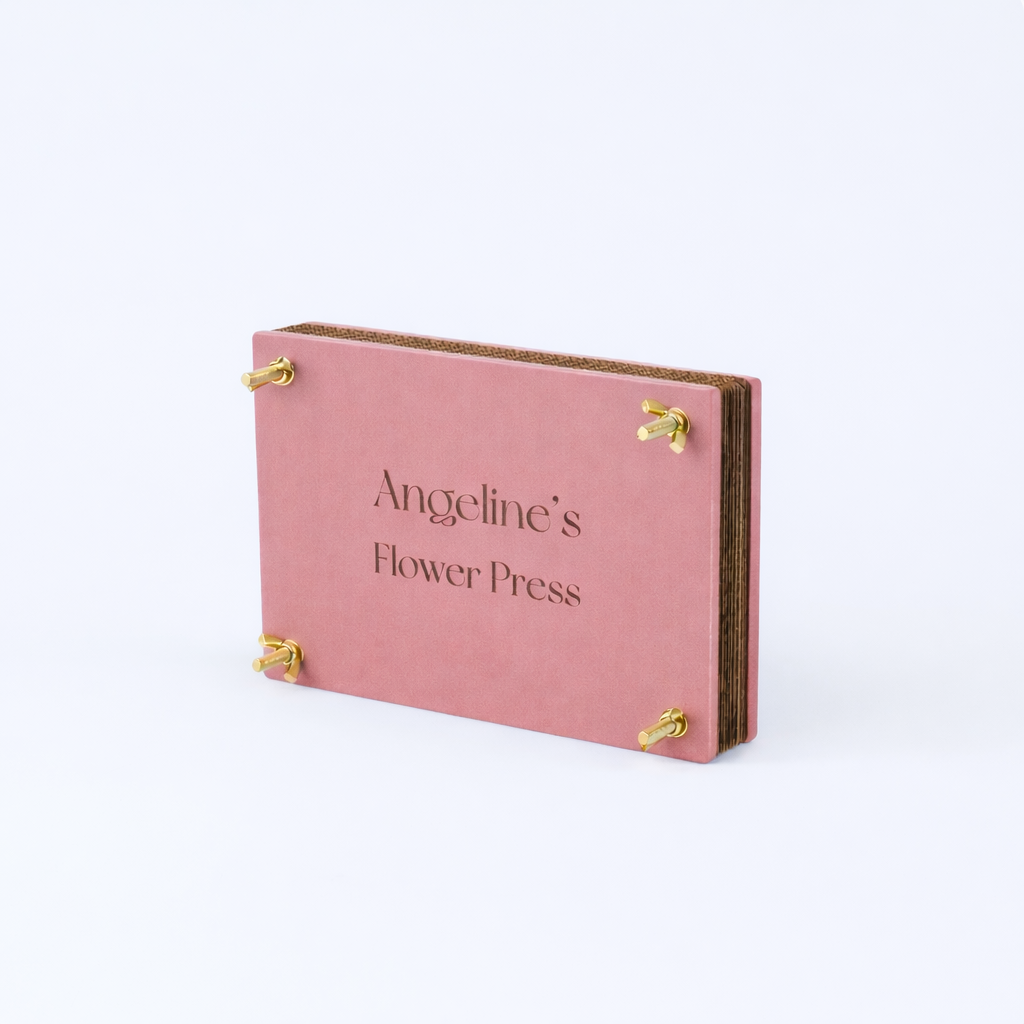 BloomPress – Personalized Old Rose Flower Press Set