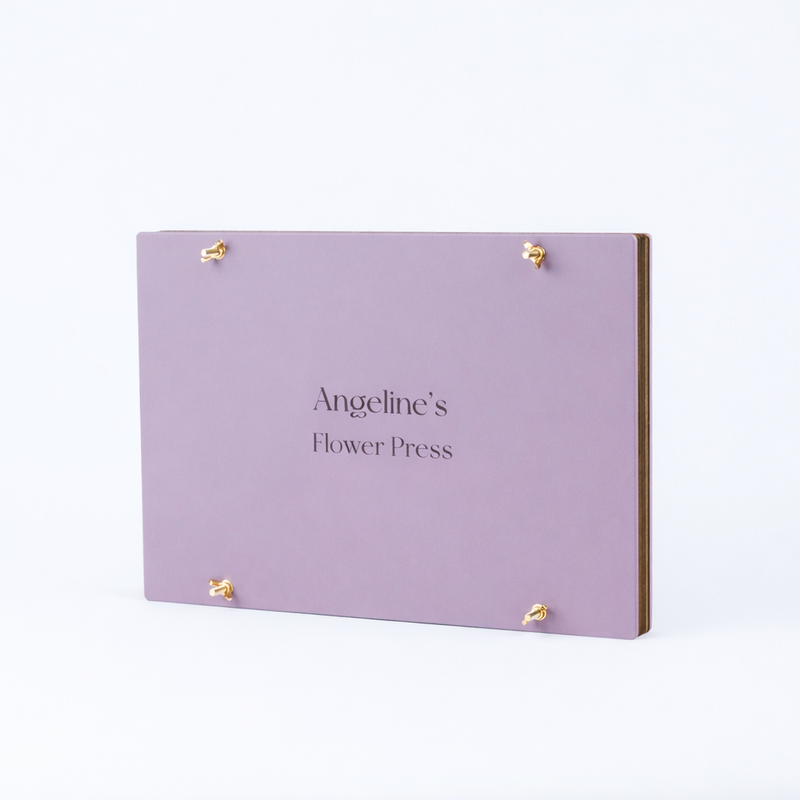 BloomPress – Personalized Lavender Flower Press Set