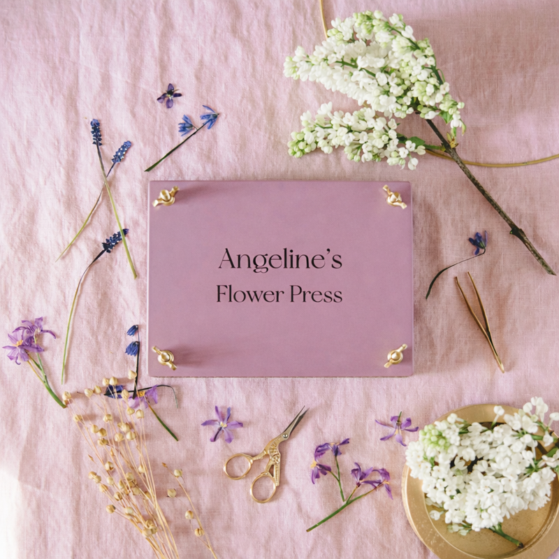 BloomPress – Personalized Lavender Flower Press Set