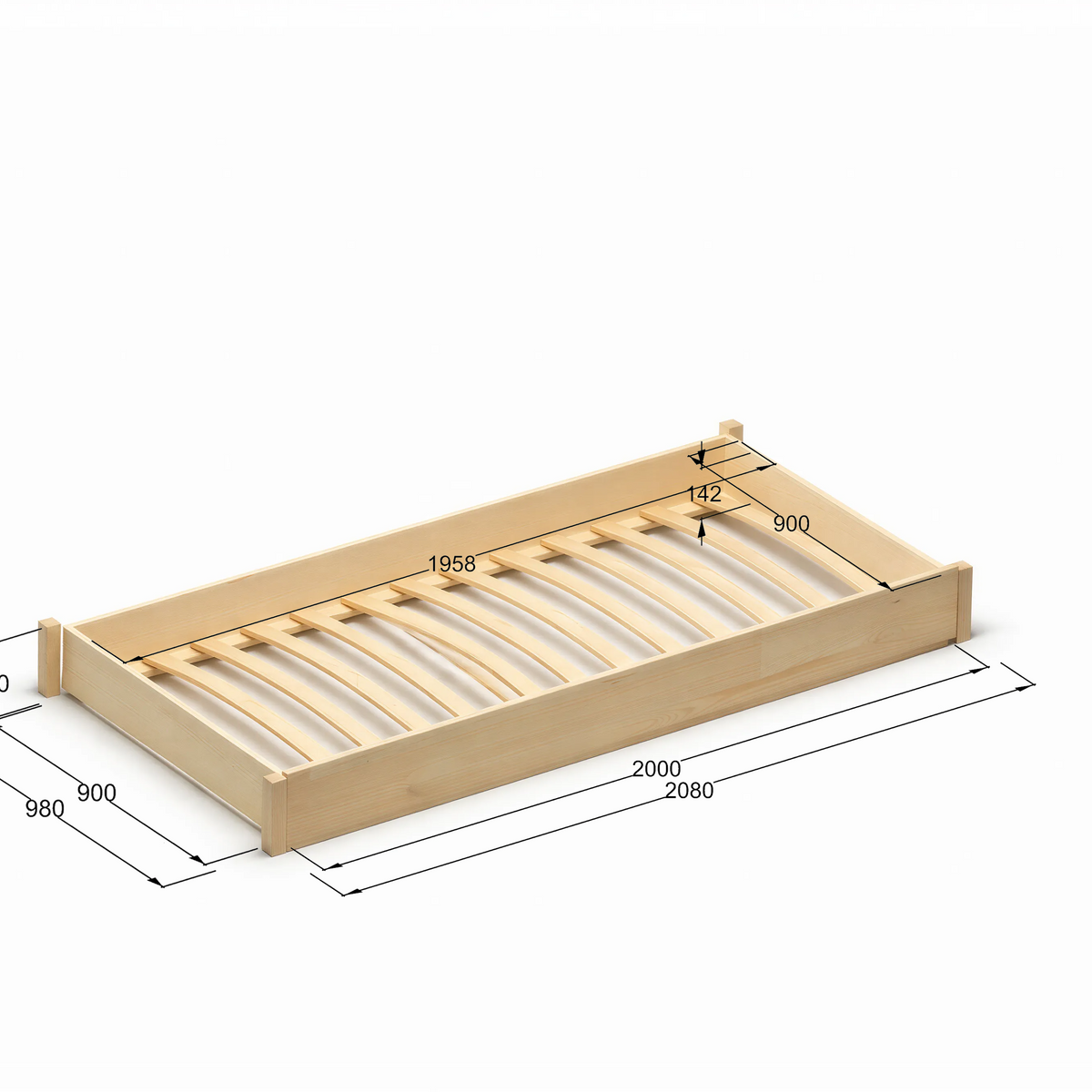 DreamSlide Extra Bed – Natural