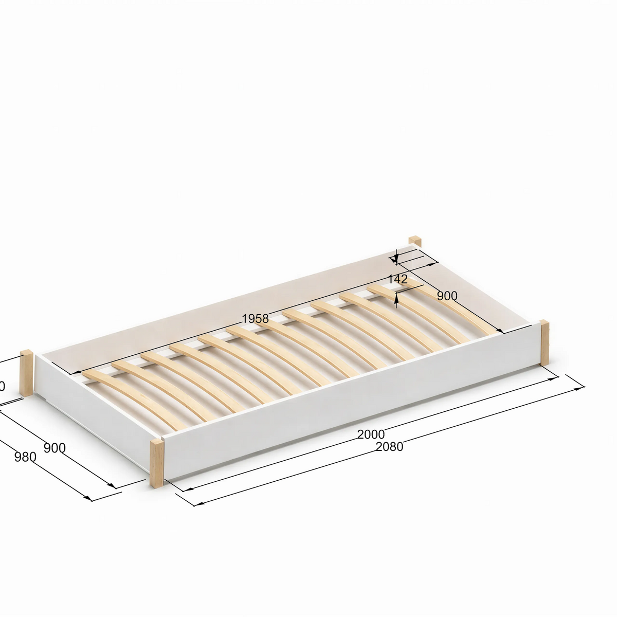 DreamSlide Extra Bed – White