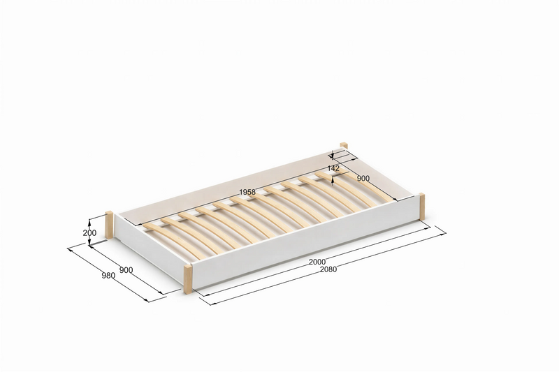 DreamSlide Extra Bed – White