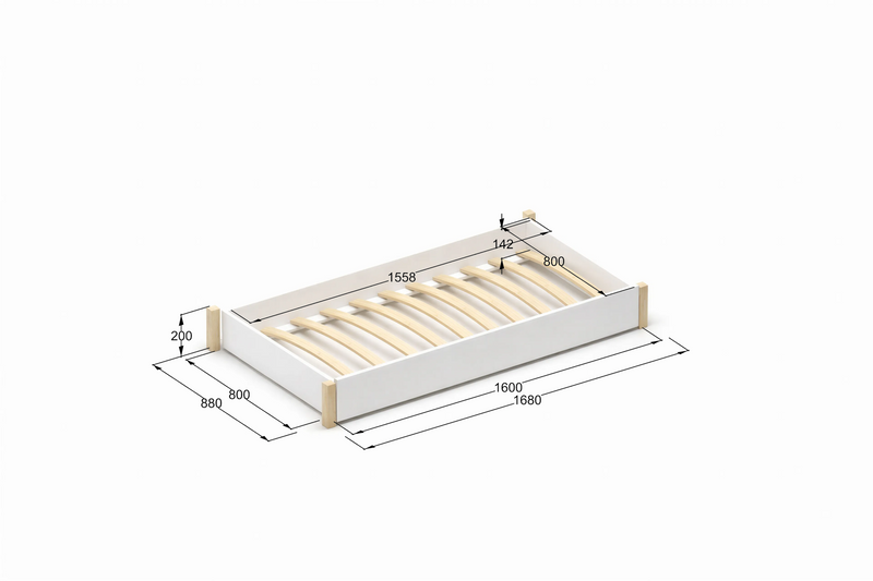 DreamSlide Extra Bed – White