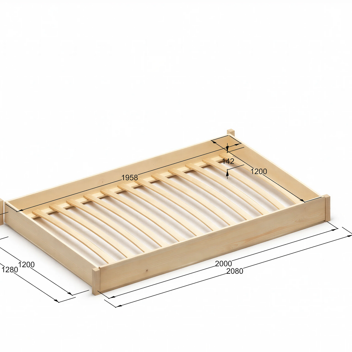 DreamSlide Extra Bed – Natural