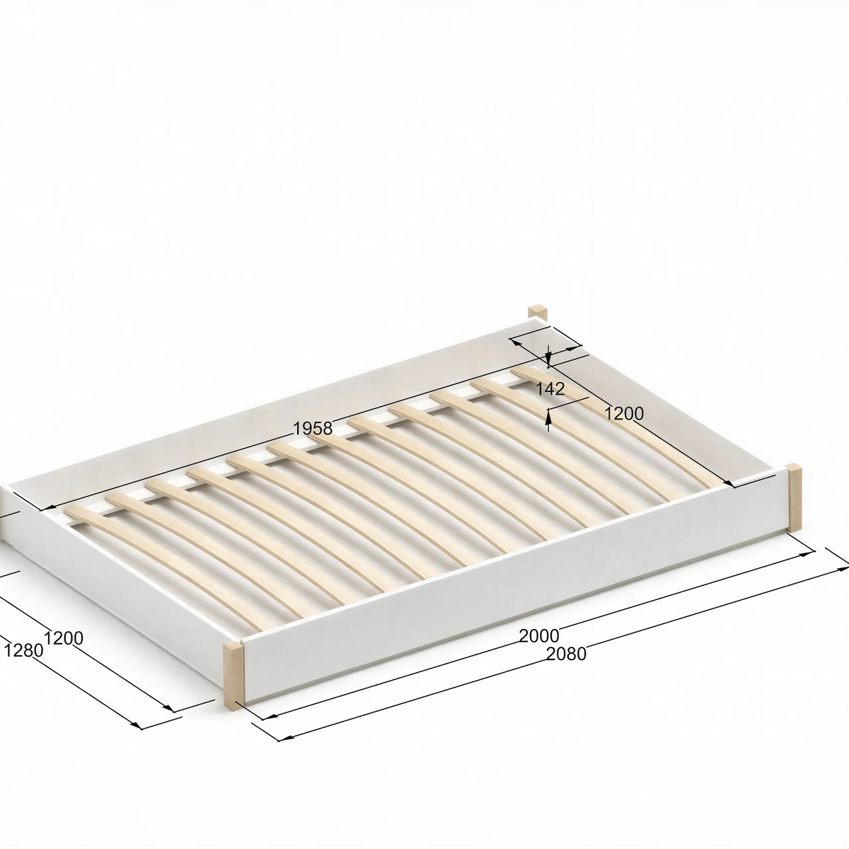 DreamSlide Extra Bed – White